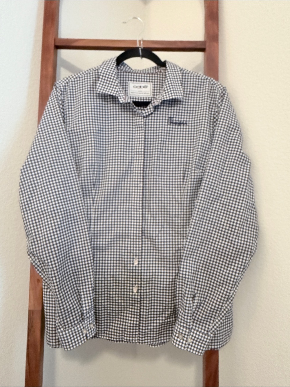 Chick-fil-A OOBE Women’s XL Gingham Button Down Uniform Shirt